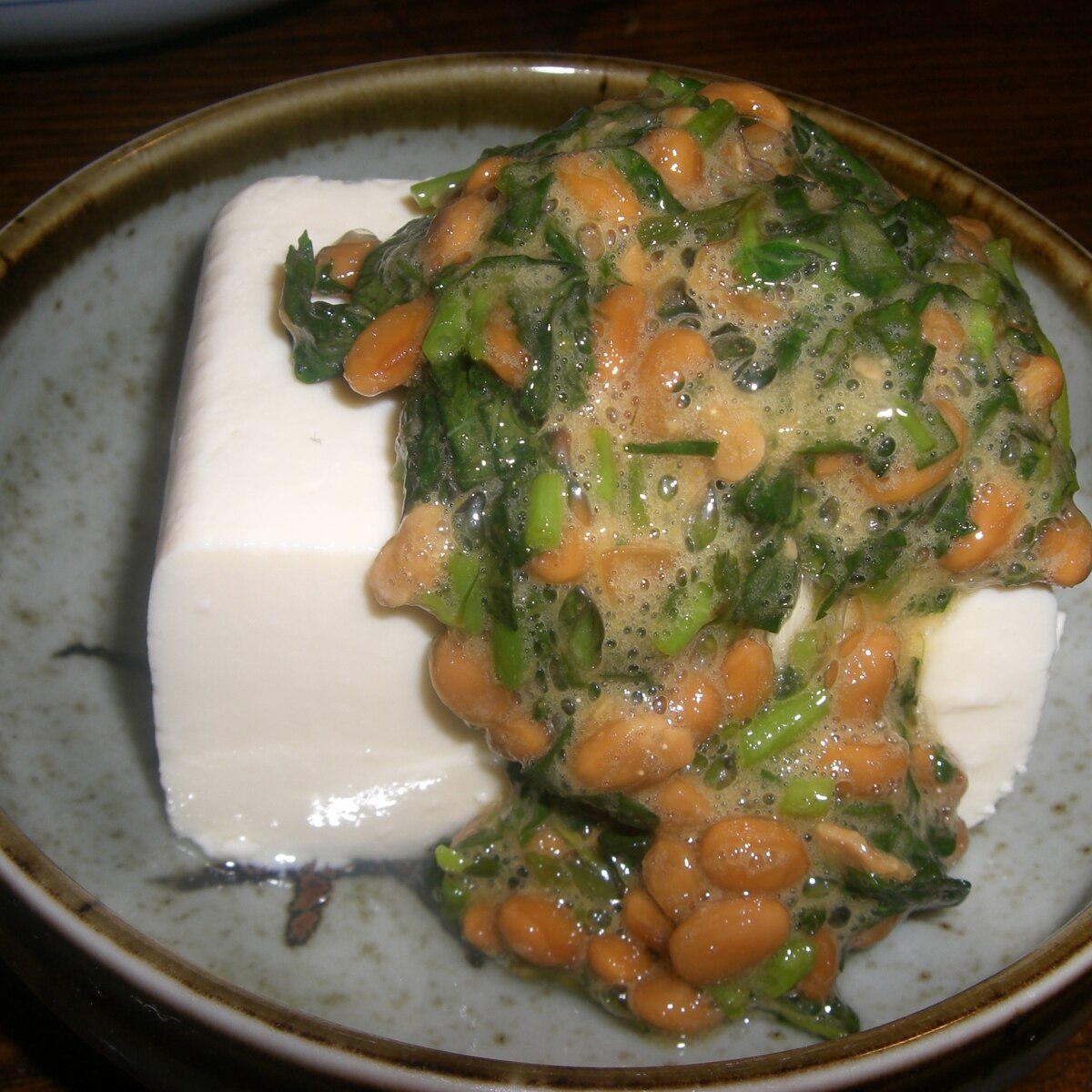 豆腐の納豆めかぶがけ レシピ 作り方 By Marochan 楽天レシピ